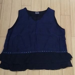 100% silk tank tops size XL